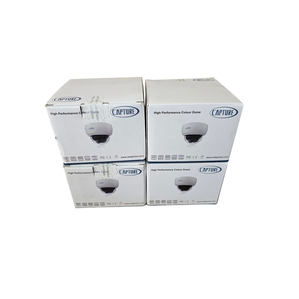 Capture Dome Camera OS White Solid 0E-FXD650 650TVL Lot of‎ 4 New sealed